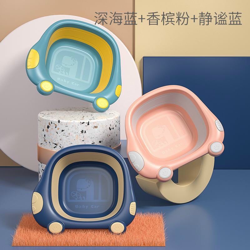 chậu rửa mặt gấp gọn hình ô tô