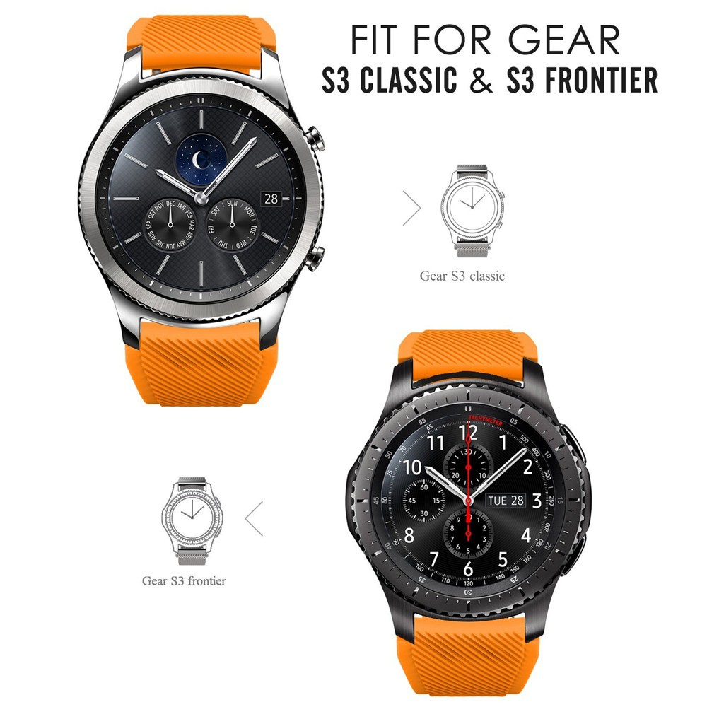 Dây Đeo 22mm Bằng Silicone Cho Đồng Hồ Samsung Galaxy Watch 46mm / Gear S3 Classic / Frontier