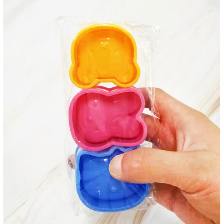 Sét 3 khuôn cơm hình thú