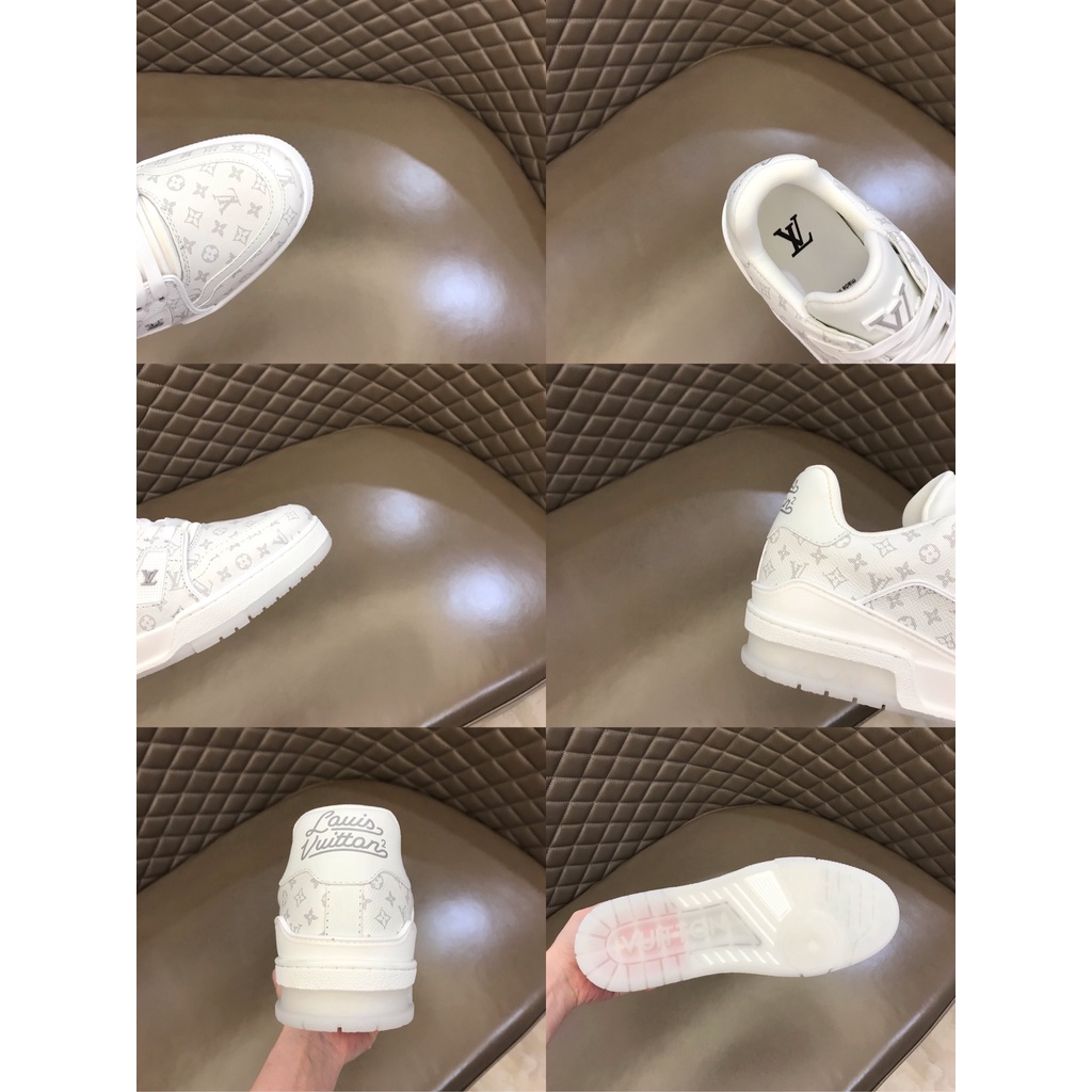 Giày sneaker nam da thật thời trang cao cấp Louis Vuitton LV phong cách trẻ trung, thời thượng