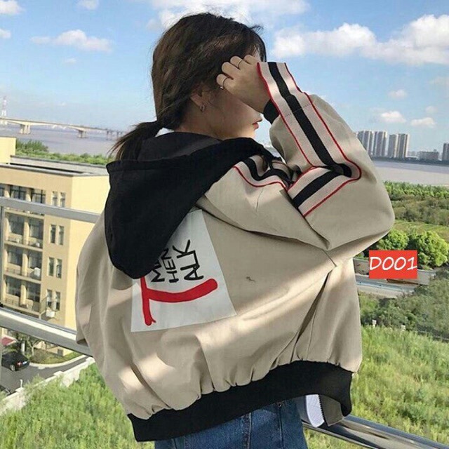 Áo khoac dù phối độc đáo | BigBuy360 - bigbuy360.vn