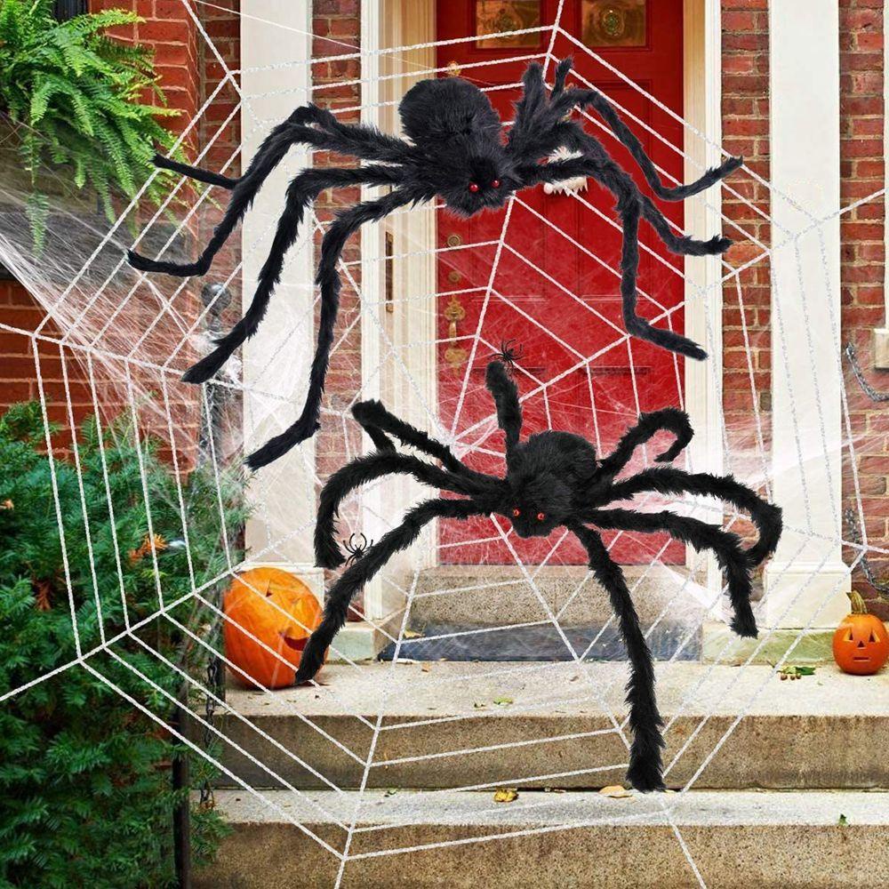 Nhện Nhồi Bông Trang Trí Nhà Cửa Dịp Halloween
