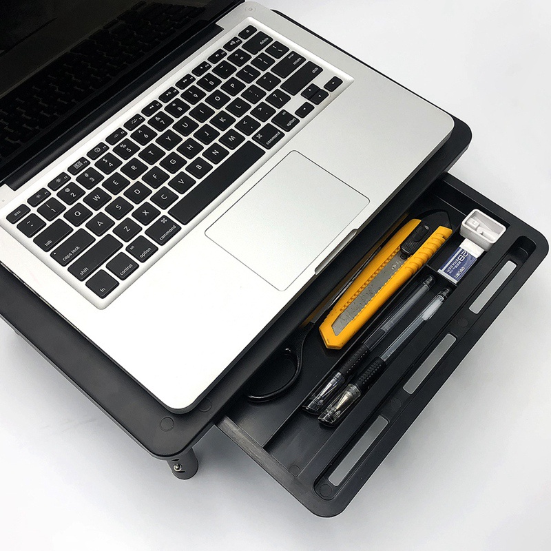 Monitor Stand Raiser in Adjustable Ergonomic Height with Ventilation Holes Platform for Monitor, Laptop, Printer | BigBuy360 - bigbuy360.vn