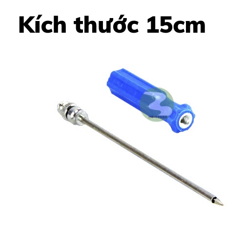 Troca thông hơi dạ cỏ trâu bò Dương Ninh - kèm 3 kim 11cm 13cm 14,5cm TC61