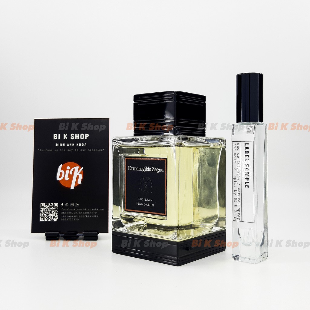 Bi K Shop - Nước hoa Ermenegildo Zegna Sicilian Mandarin [Mẫu thử]