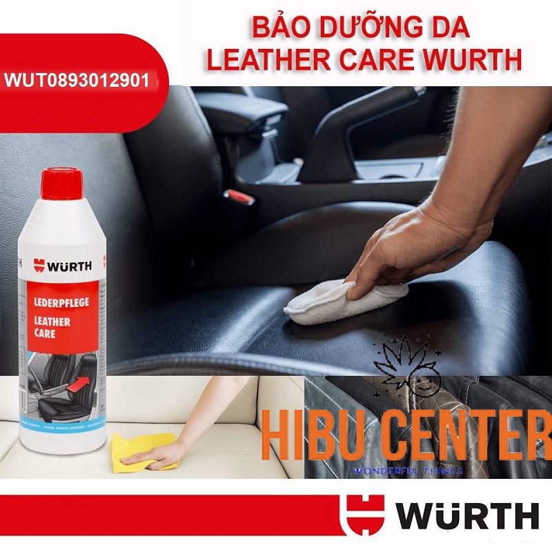 Chất Bảo Dưỡng Ghế Da WURTH Leather Care 0893012901 500ml | HIBUCENTER