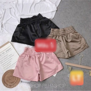Quần short ống rộng lưng thun Quảng Châu dày dặn