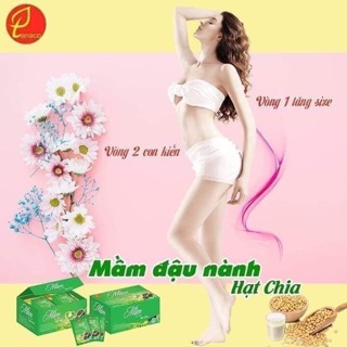 Mầm đậu nành hạt chia