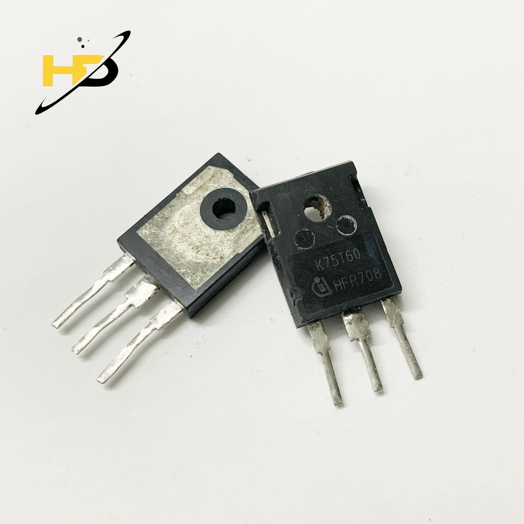 K75T60 IGBT 75A 600V TO-3P, Sò Công Suất Bóc Máy