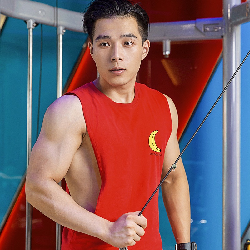 [ GYMEN ] Áo Thun Ba Lỗ Thể Thao Nam Thấm Hút Mồ Hôi Tốt Phong Cách Hàn Quốc Big Size Co Giãn Vải Thoáng Thun Lạnh PE Co Nhanh Khô Cao Cấp Cotton Streetwear In Nhiều Màu Chuẩn Form Chạy Bộ Thể Dục Bóng Rổ