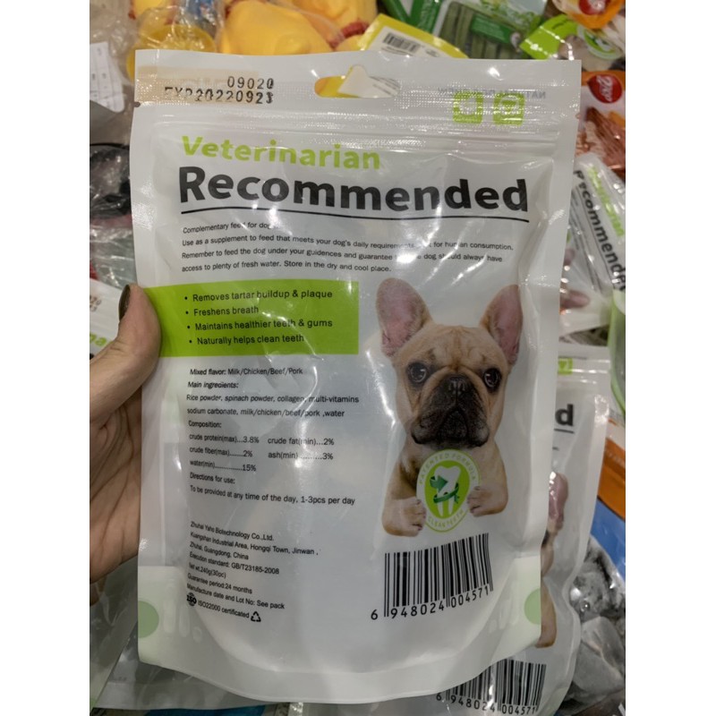 Xương bàn chải yaho mix vị 25 thanh