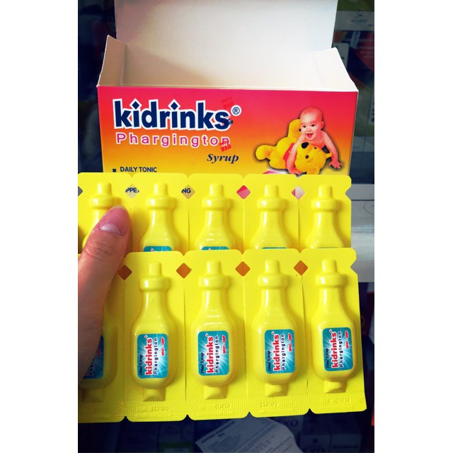 HỘP 20 ỐNG KIDDRINKS PHARGINTON KIDRINK KIDDRINK