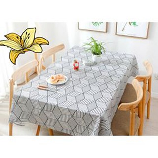 Khăn trải bàn canvas trắng
