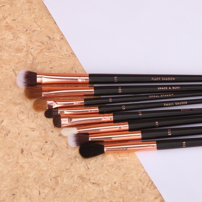 Cọ Phấn Mắt Phủ & Tán Bầu Mắt Cỡ Trung VACOSI Shade & Buff Brush - E04