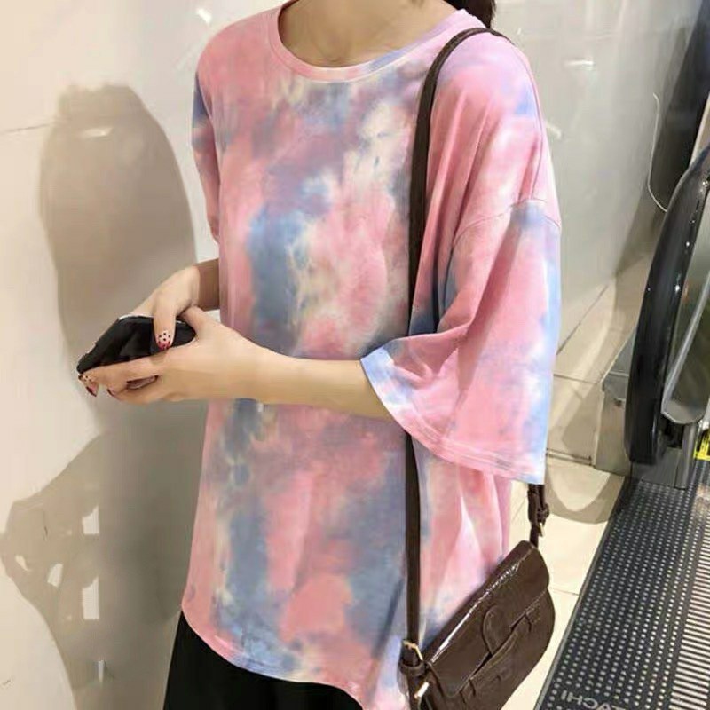 ÁO THUN UNISEX LOANG 3D NHIỀU MÀU NAM NỮ TAY LỠ FORM RỘNG