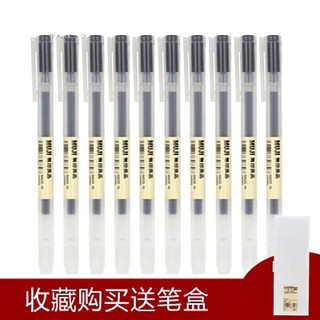Bút bi Nhật MUJI mực đen 0.38/0.5 cho học sinh