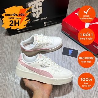 Giày thể thao nữ puma skype clean peach skin 380147 05 full box tag chính hãng