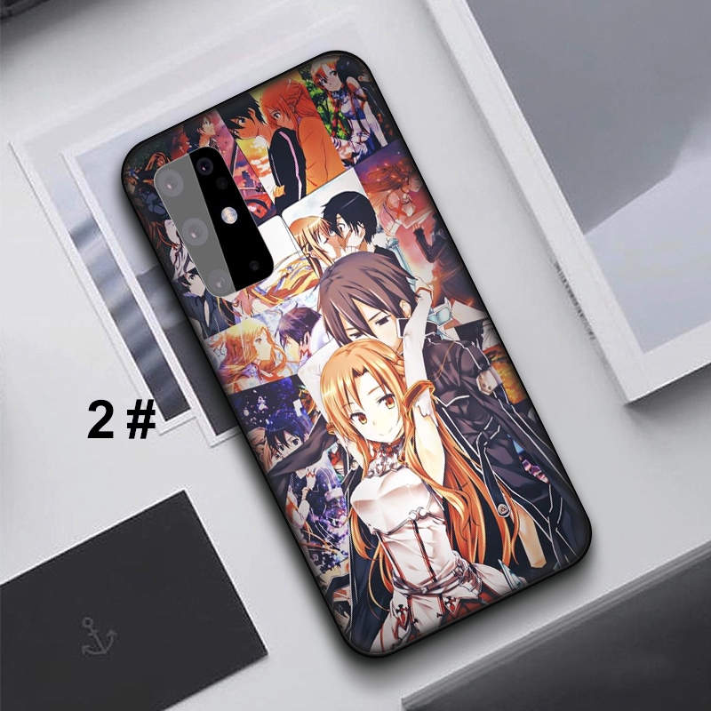 Ốp Lưng Mềm In Hình Sword Art Online Cho Samsung Galaxy S20 Ultra Plus S10e S10 Note 10 Lite A51 A71 A81 A91