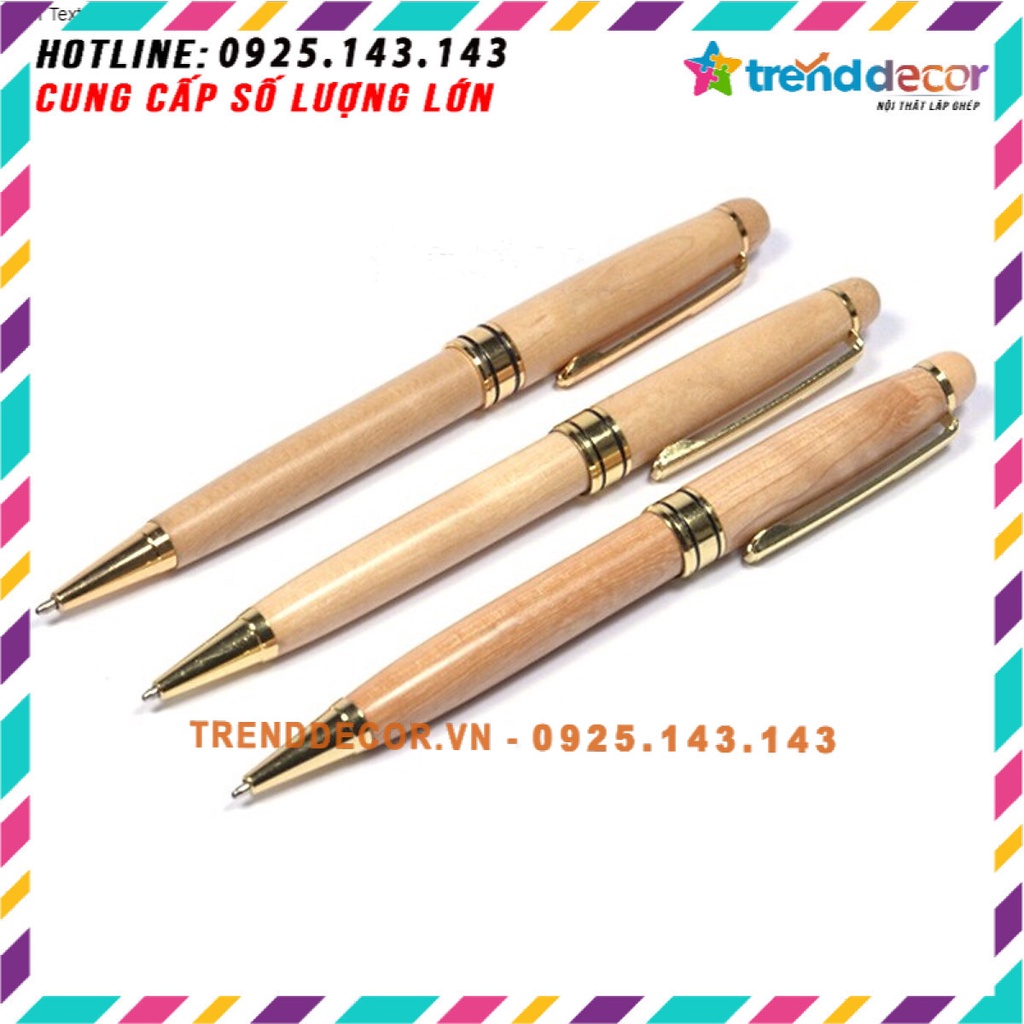 Bộ 3 Bút Gỗ Trenddecor
