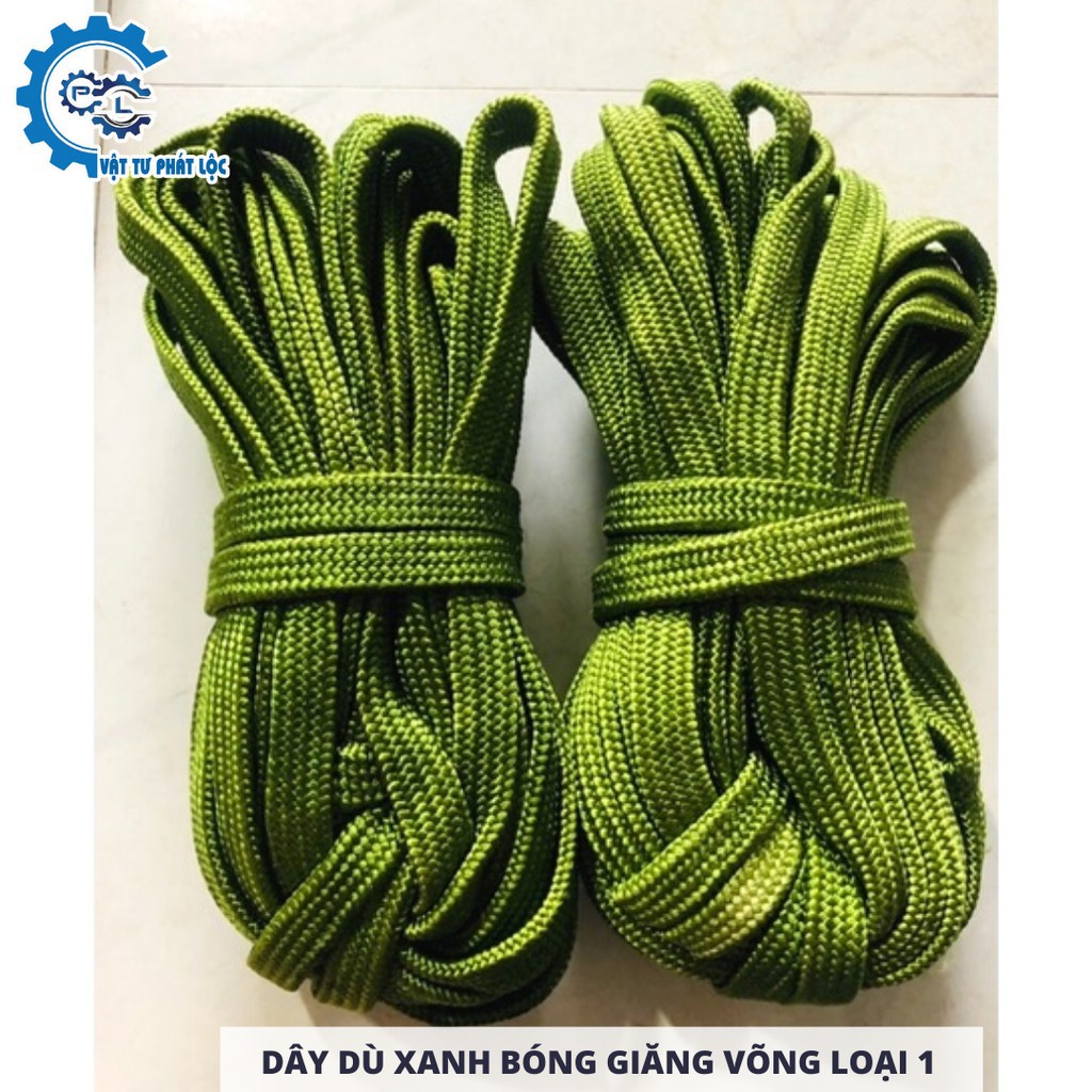 Dây dù xanh bóng loại 1 - Dây dù giăng võng