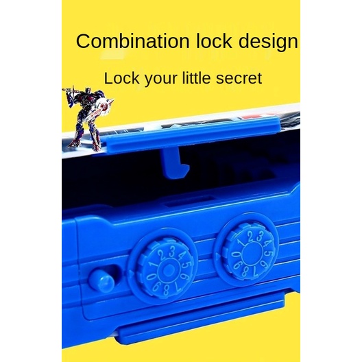 Hộp đựng bút đa năng chủ đề transformers độc đáo cho bé trai