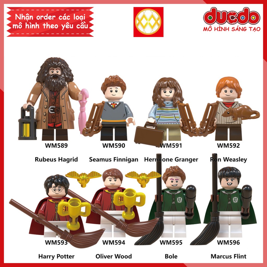 Minifigures các nhân vật trong Harry Potter - Đồ chơi Lắp ghép Xếp hình Mini Mô hình WM 6045