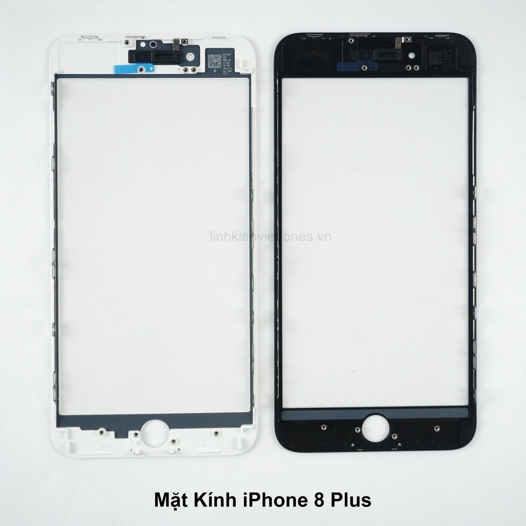 Mặt kính Liền Ron Ép Kính iP8 Plus (Trắng/ Đen)