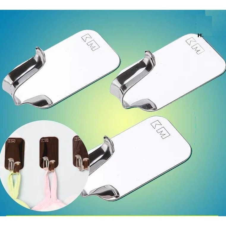 Combo 3 Móc treo tường KM Inox SUS304 treo vật dụng nhà tắm