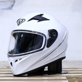 Nón fullface YOHE 978 SRT trắng  bóng TẶNG KÈM ĐUÔI GIÓ.CAM KẾT HÀNG CHÍNH HÃNG