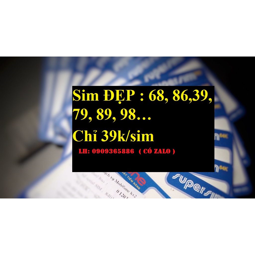 FREESHIP |Sim mobifone 4G nghe gọi nhắn tin