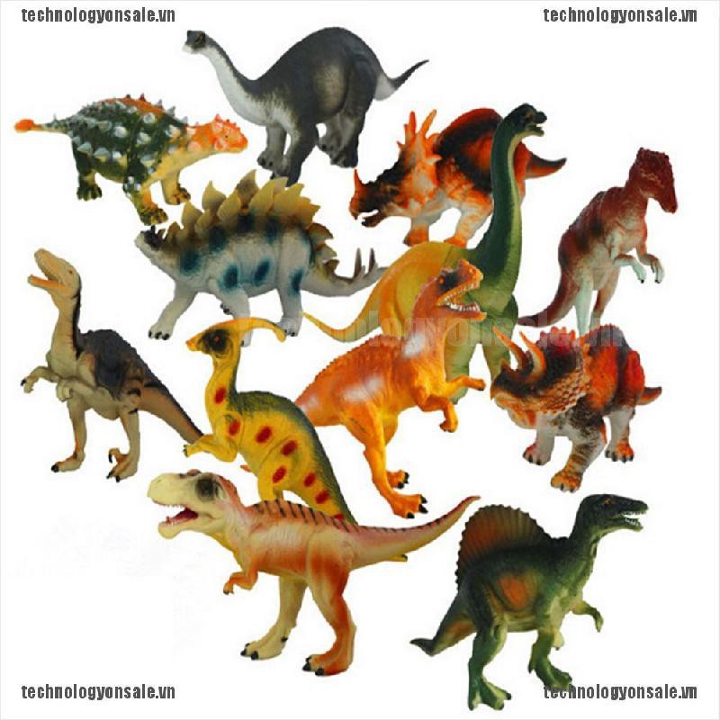 [😎😎Tech] 15-18cm Dinosaur Plastic Jurassic Play Model Action & Figures T-REX DINOSAUR Toys for Children [VN]