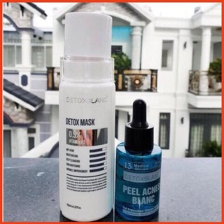 Combo hết mụn thải độc detox blanc chính hãng