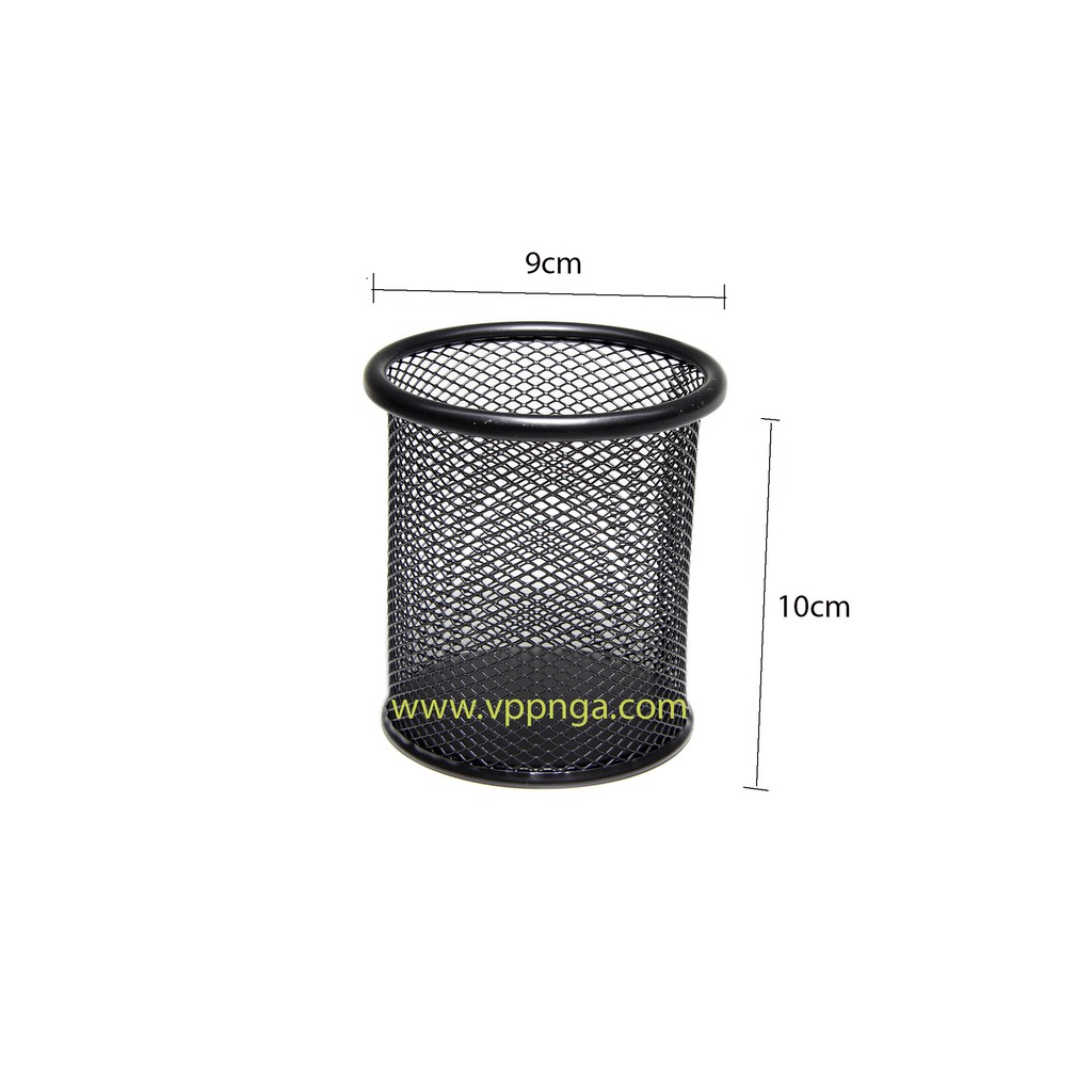 [MUA SỈ GIẢM 10%] Hộp cắm viết sắt tròn (027251) (1 hộp)
