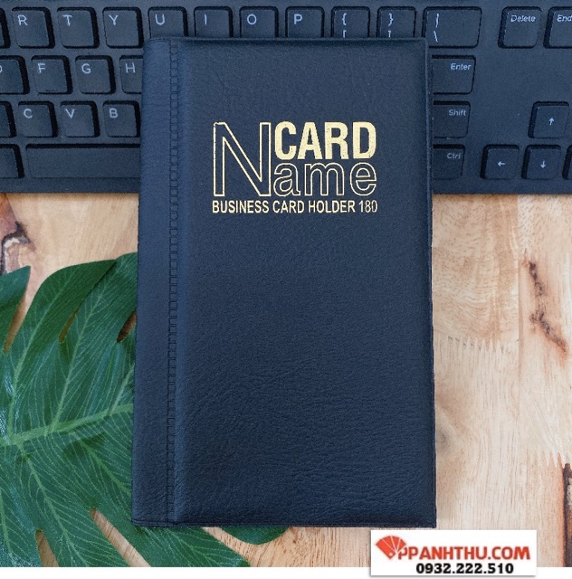 SỔ DA ĐỰNG DANH THIẾP, THẺ NAMECard ( Nâu , đen , xanh dương)