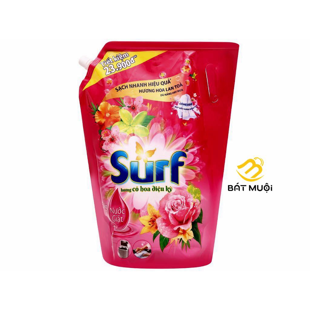 Nước Giặt Surf Túi 3.5Kg/3.3kg/2.2kg