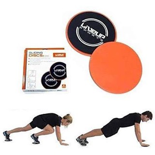 Đĩa trượt tập gym đa chức năng ( gliding discs) - chính hãng liveup sport