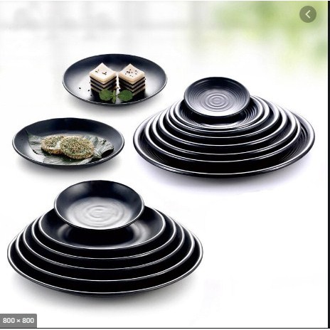 Đĩa Nhựa Phíp Tròn %melamine phong các Hàn Quốc mã LJP