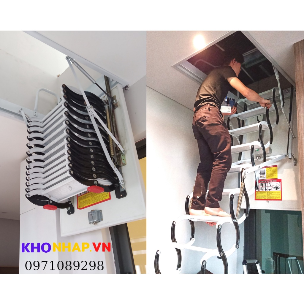 Thang Xếp Thông Minh, Thang Gác Mái Hệ Kéo Tay Nhập Khẩu Uy Tín Chính Hãng Hàng Đầu Việt Nam