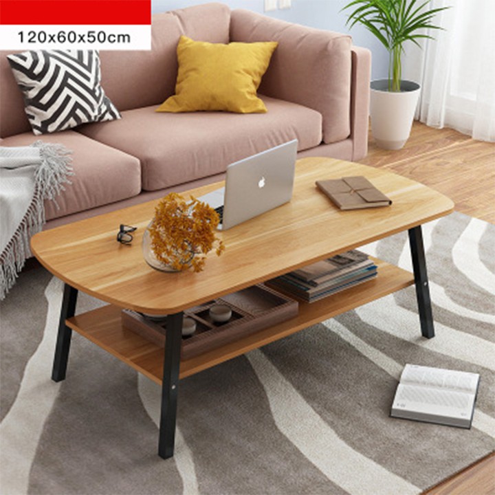 💥GIÁ SỐC💥 Bàn sofa hiện đại dài 1m2 gỗ MDF, bàn trà sofa đẹp có 3 màu BAH016