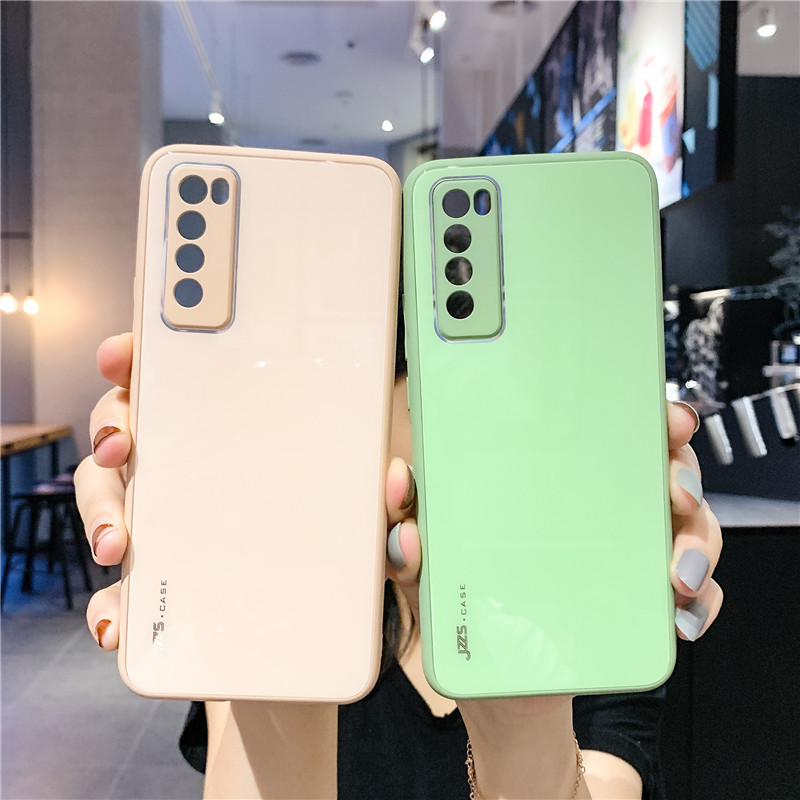 Ốp lưng iPhone XS Max Soft Silicone Glass Case Apple iPhone X XR 7/8/SE Plus Shockproof Phone Cover