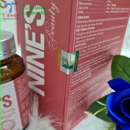 Viên Uống Nines Beauty Trắng Da, Mờ Nám, Giảm Nếp Nhăn Chính Hãng (Hộp 30 Viên) | BigBuy360 - bigbuy360.vn