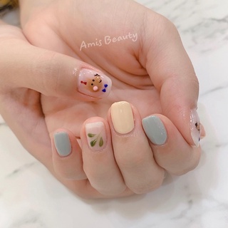 [ Ảnh thật ]  nailbox thiet ke / móng up vẽ chú chuột siêu cute