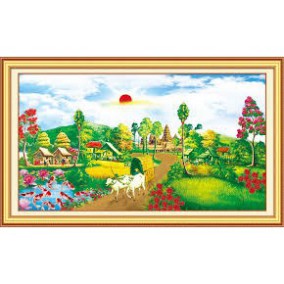 TRANH THÊU PHONG CẢNH E41 (100X60)