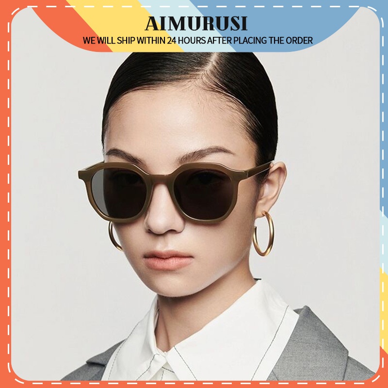 (AIMURUSI) COD Kính Mát Chống Tia UV Phong Cách Retro Phương Tây Dành Cho Nam Nữ
