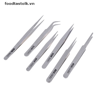 Bộ 6 nhíp bằng thép không gỉ chống tĩnh điện độ chính xác cao