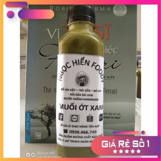 Combo 2 chai muối ớt xanh, muối ớt đỏ, hàng nhà làm sạch sẽ ko chất bảo quản, ngọc hiển foody