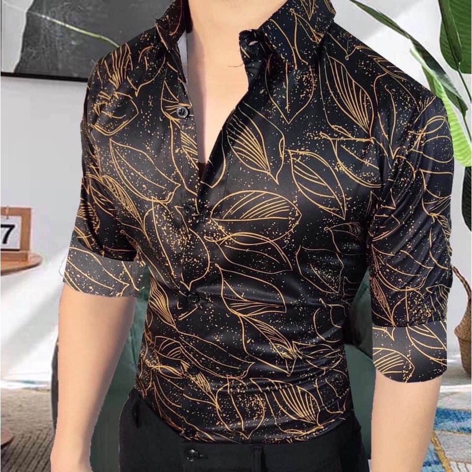 [SIÊU PHẨM]💥Áo sơ mi nam dài tay ❤️FREESHIP❤️ áo sơ mi kiểu hàn quốc họa tiết đẹp chất lụa thời trang | BigBuy360 - bigbuy360.vn