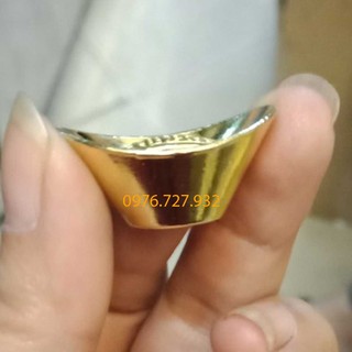 Thỏi vàng phong thủy dài 3cm, thỏi vàng bằng đồng, vật phẩm phong thủy