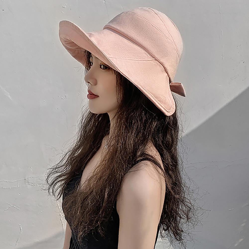 JARRED Nón Bucket Đi Biển Phối Nơ Thiết Kế Hợp Thời Trang Cho Phái Nữ