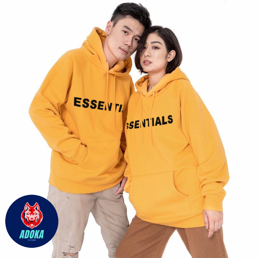 [Mã SR101512 giảm 25% đơn 50K] Áo nỉ hoodie Essentials unisex dài tay nam nữ cao cấp áo phông nỉ bông sweater có mũ | BigBuy360 - bigbuy360.vn